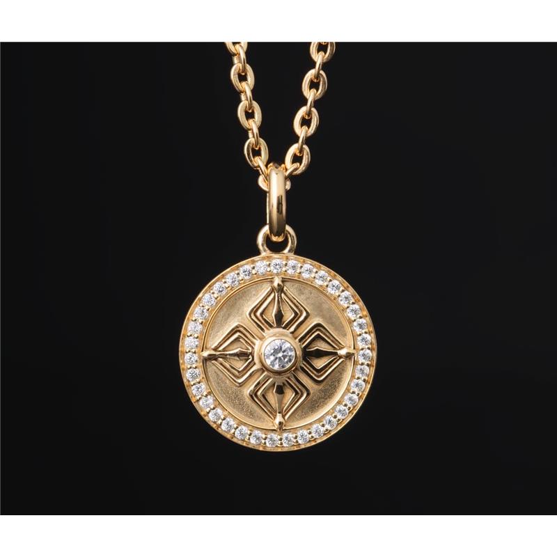 Double Vajra Medallion — view 4