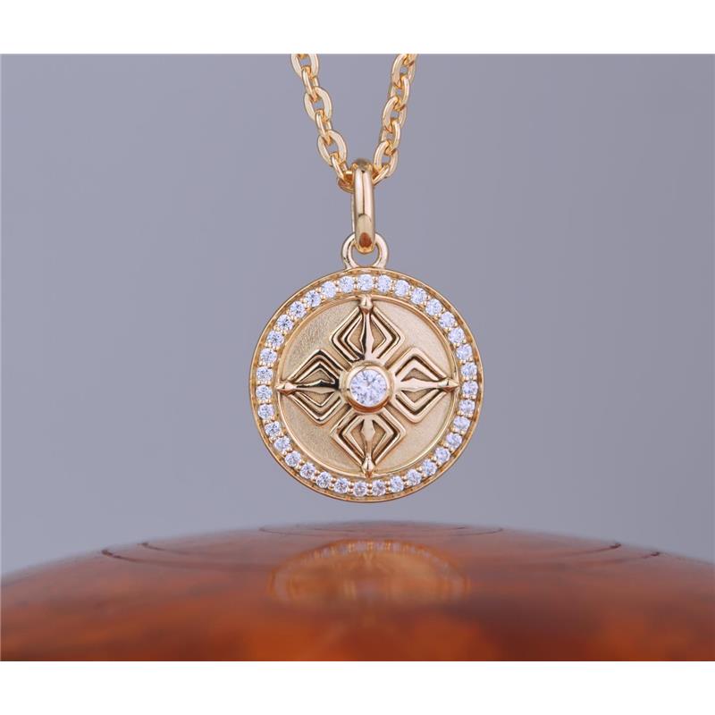 Double Vajra Medallion — view 5