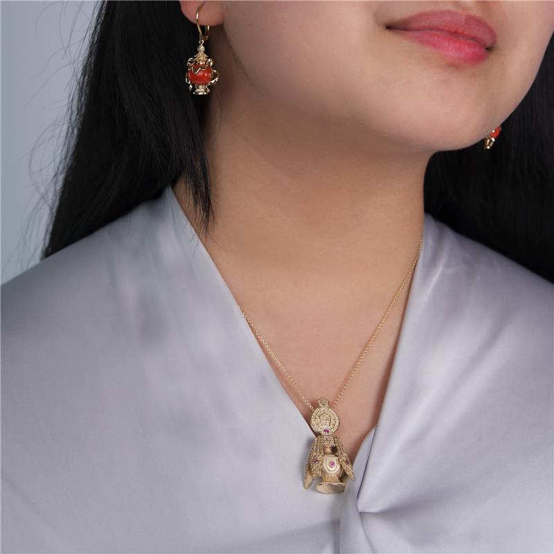 Longevity Vase Bumpa Pendant — view 6