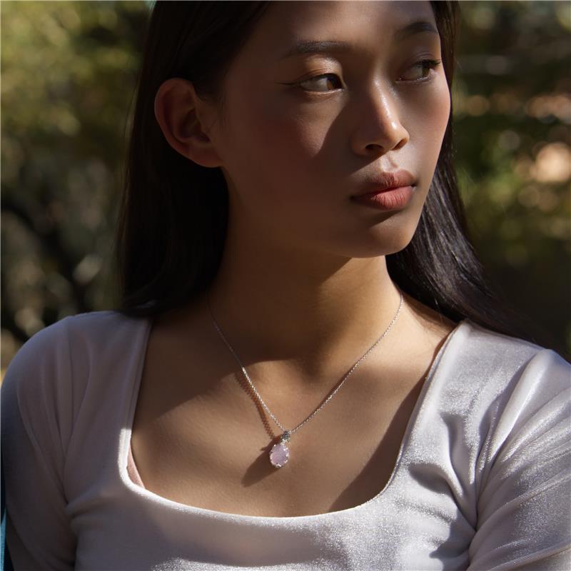 "Ratna" Blue Quartz Pendant — view 6