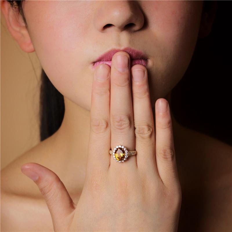 Citrine “Sunshine” Vajra Ring