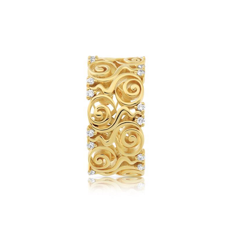 Malaya Dream Ring, .255cts Diamonds 18k gold 9.77g — view 3