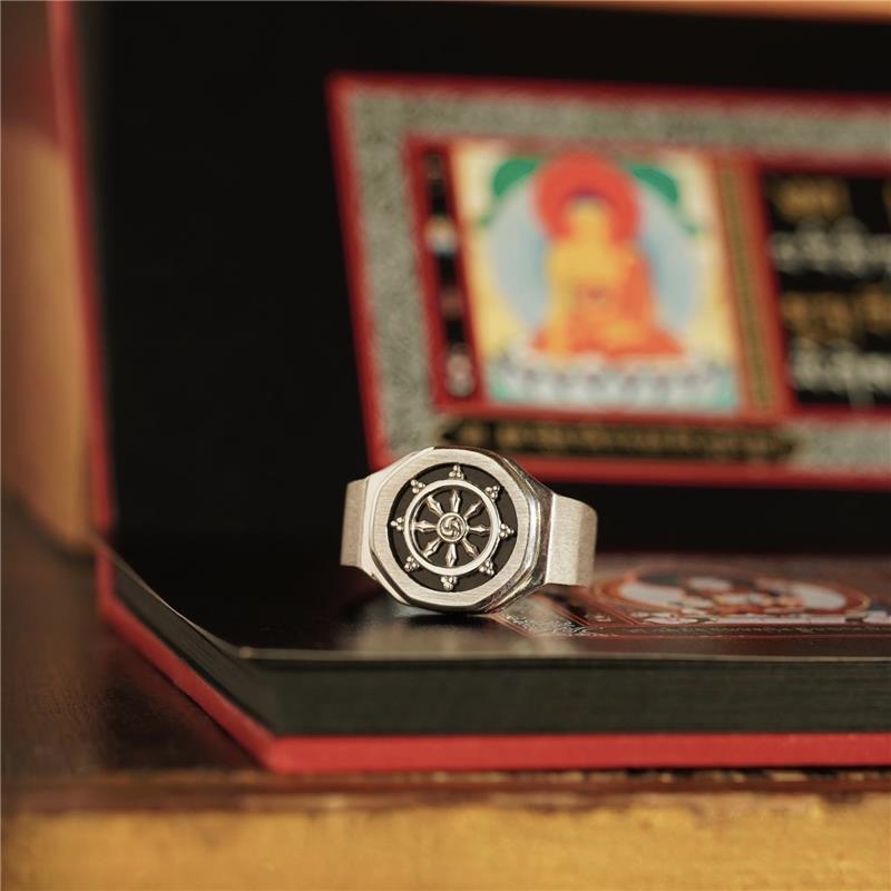 The Dharma Wheel Ring — view 4