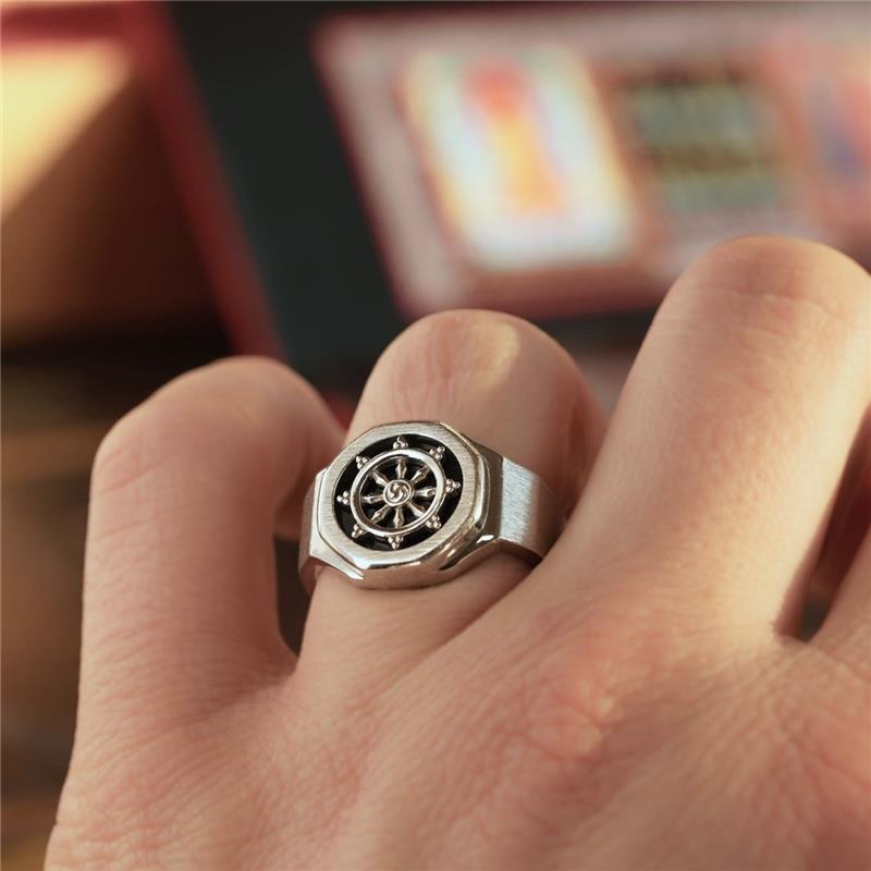 The Dharma Wheel Ring — view 5