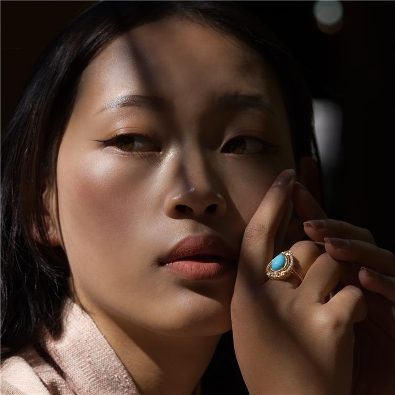 Intricate 14k Gold Ring — view 4