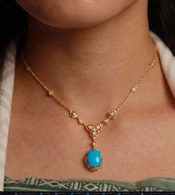"Turquoise Lake" Necklace