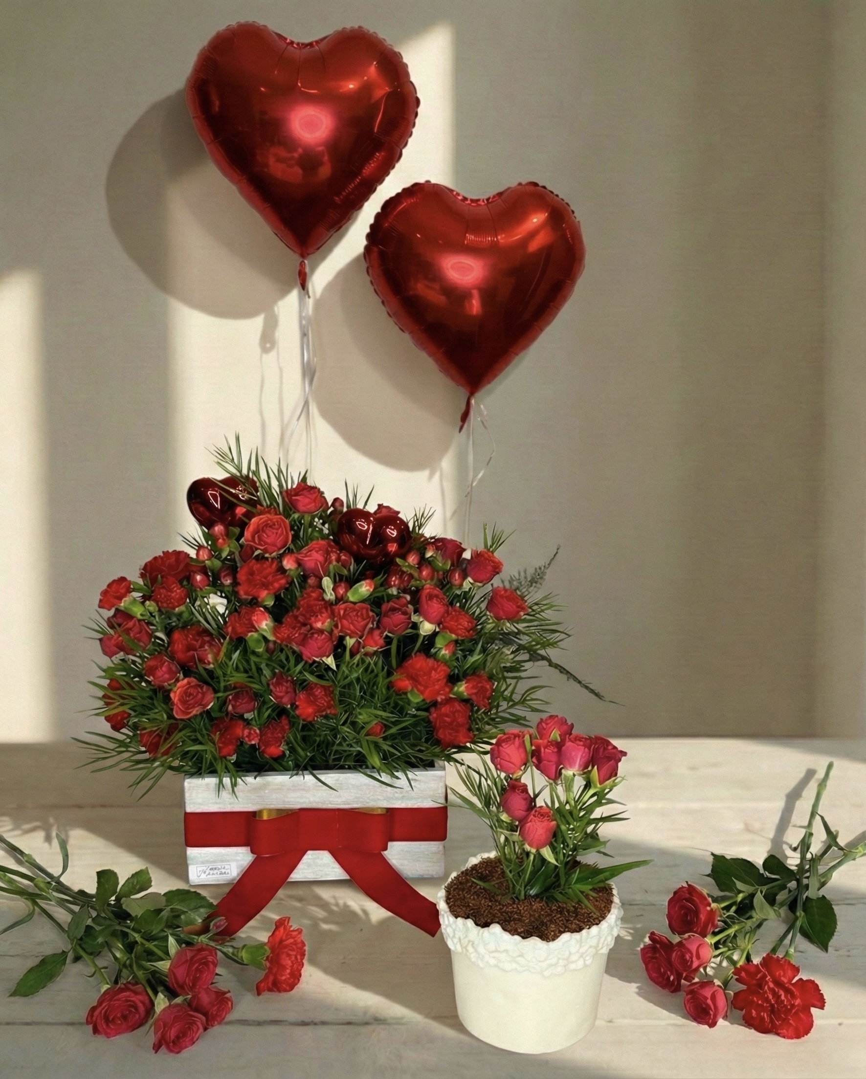 Malik Flowers Signature Collection Red