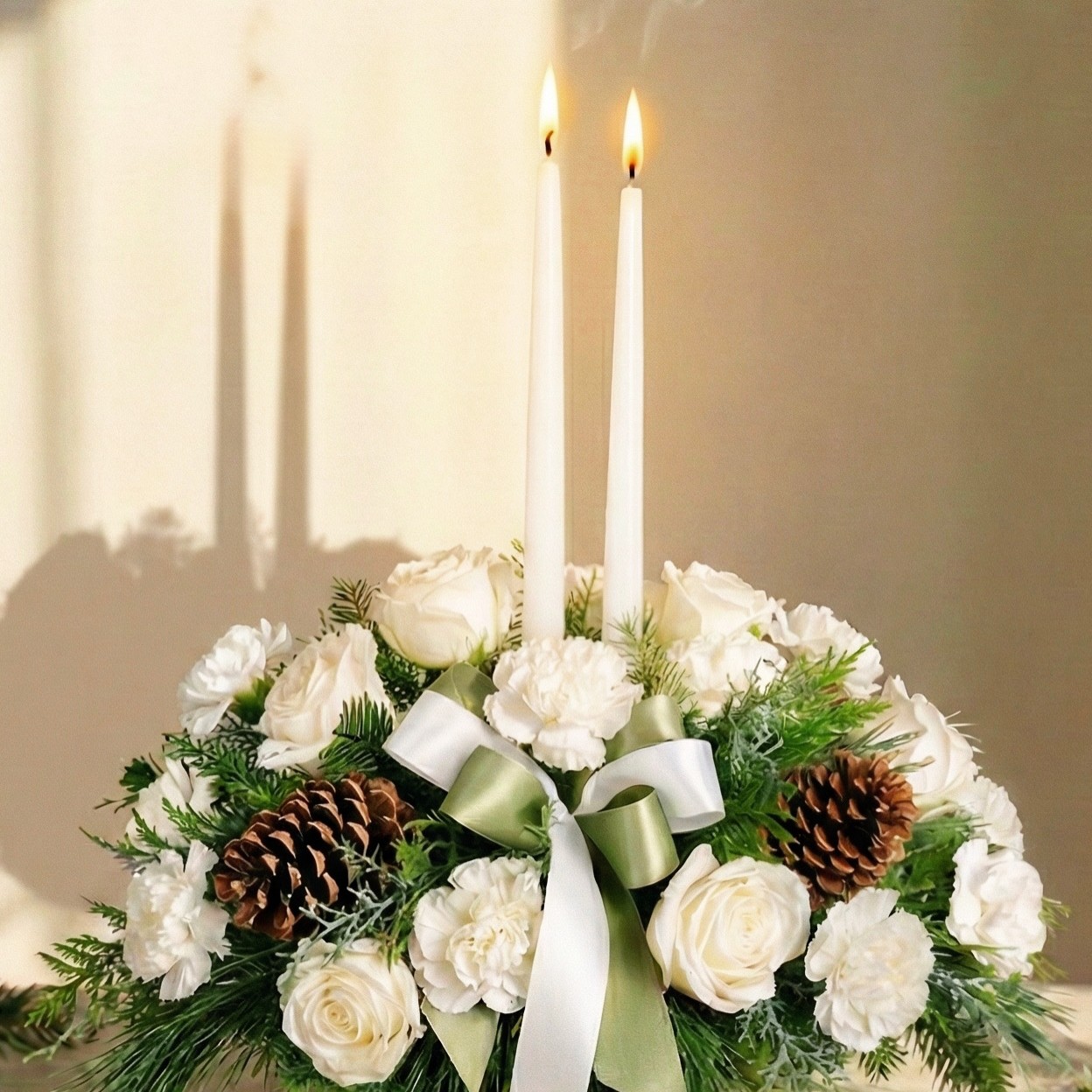 Winter Candlelight Centerpiece - Image 3