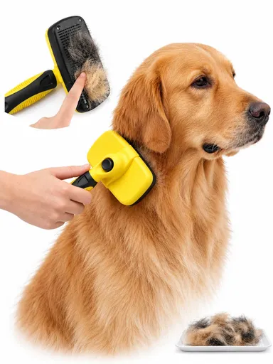 Pet Self Cleaning Slicker Brush