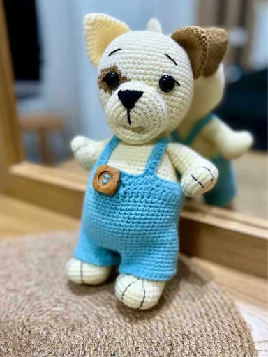 دمية كلب كروشيه