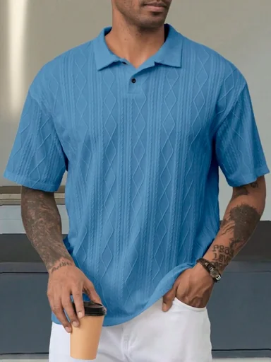Fancy Textured T-Shirt for Men