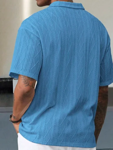 Fancy Textured T-Shirt for Men