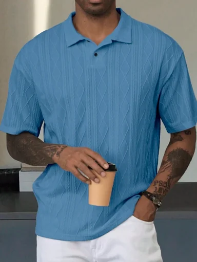 Fancy Textured T-Shirt for Men