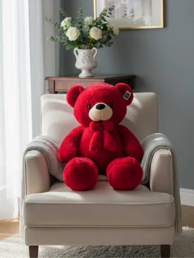 دبدوب أحمر كبير 1 متر