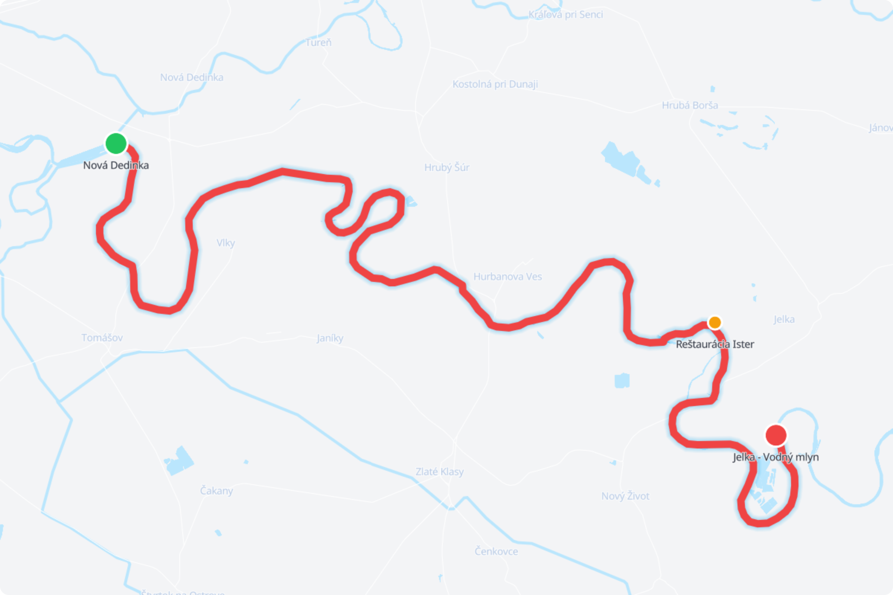 Najobľúbenejšia trasa na splav