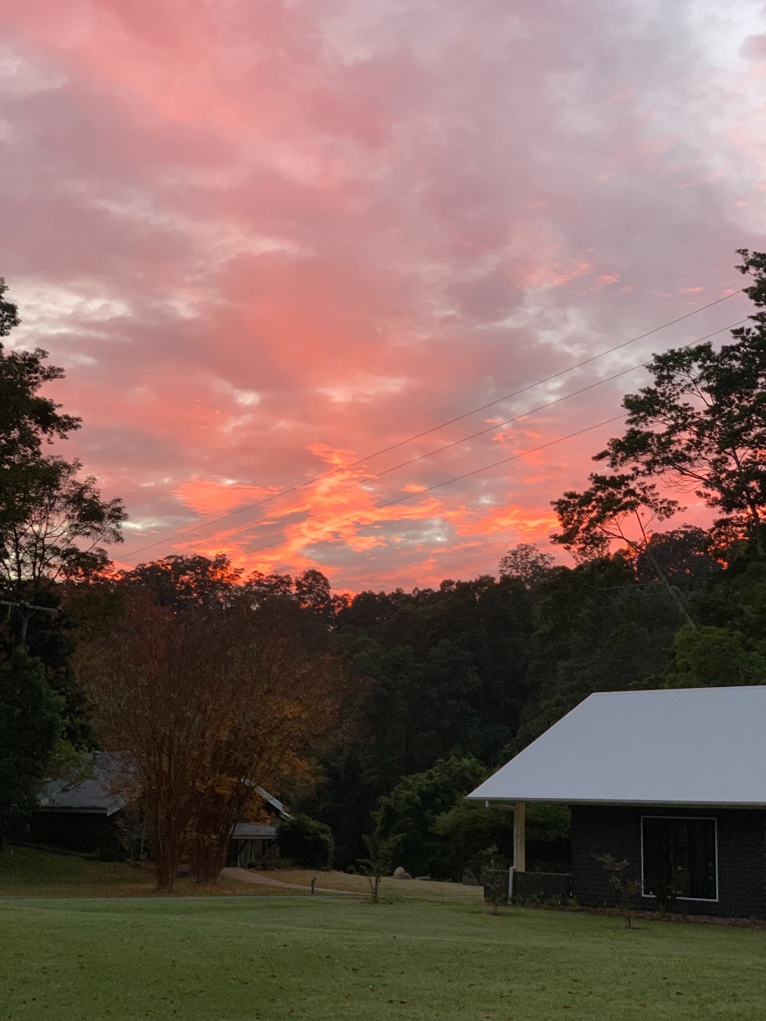 Sunset at Currumbin Valley Queensland