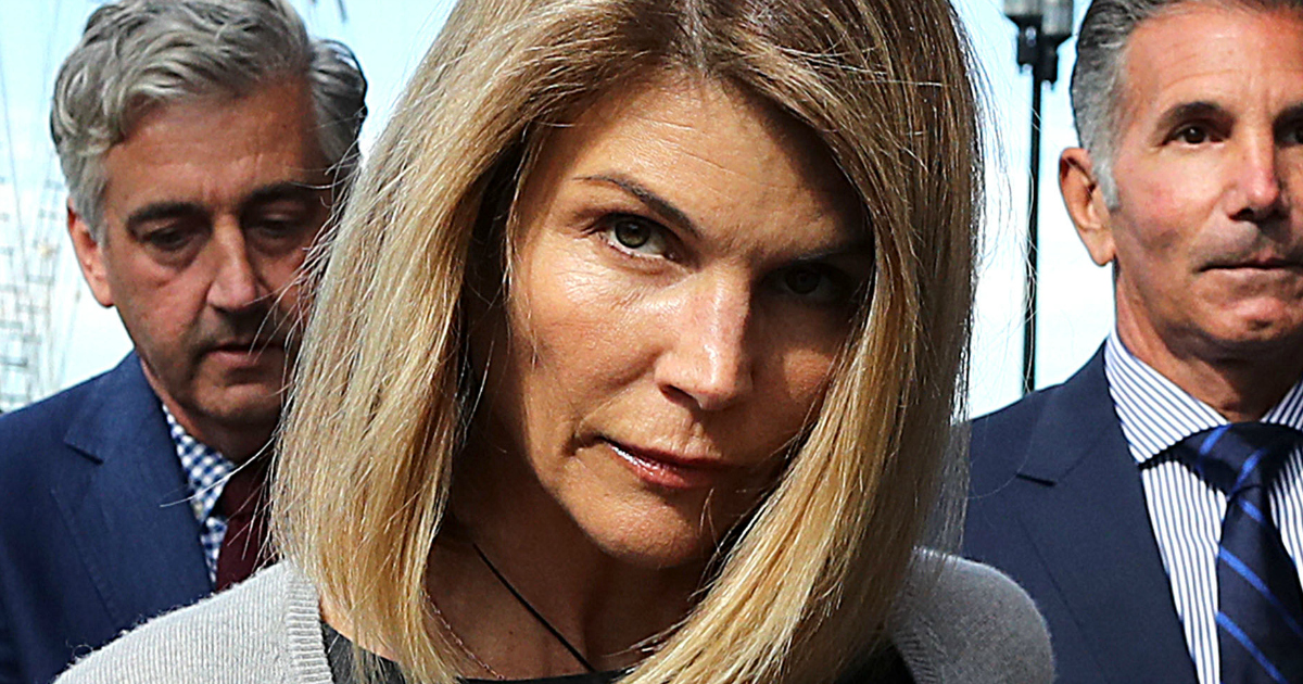 Lori Loughlin sentenced for college-admission scandal.
