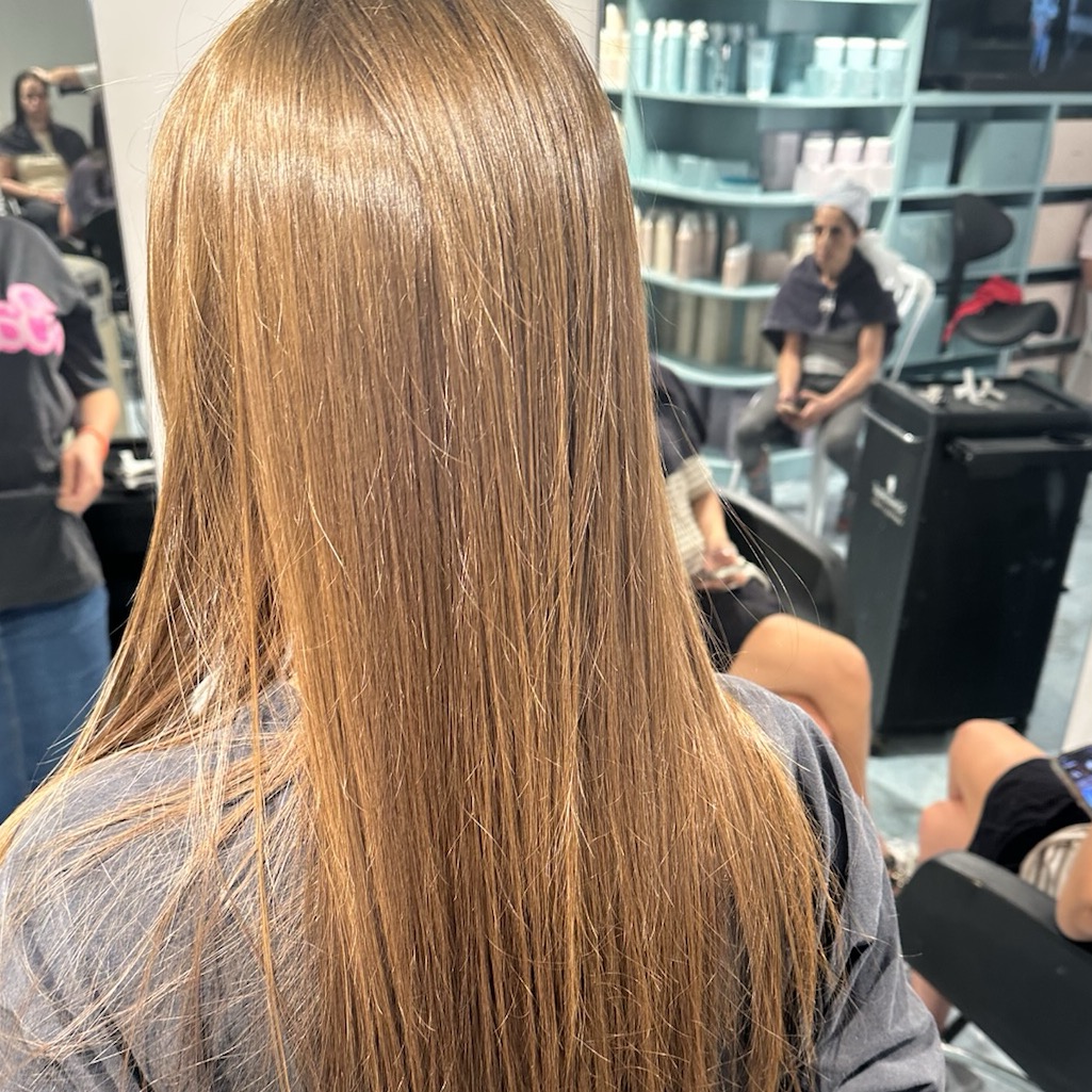 החלקה מינרלית / אורגנית לשיער צבוע 