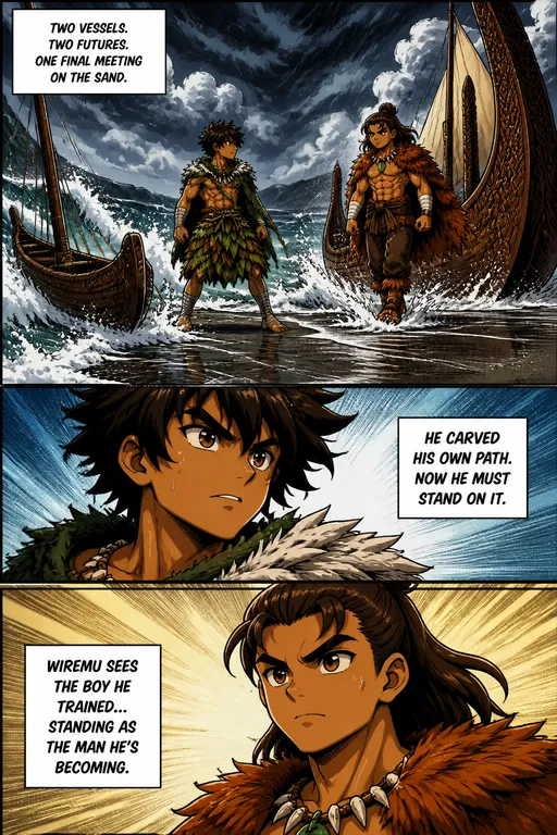The Shoreline Clash of Paths
