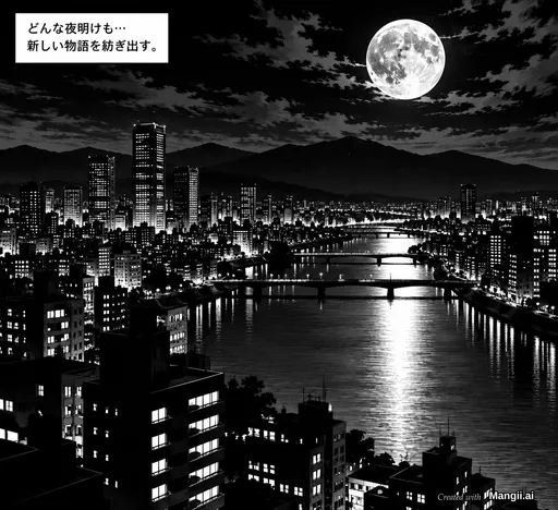 摩天楼の夜明け