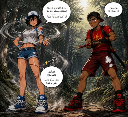 تناغم الشفرات واللهب