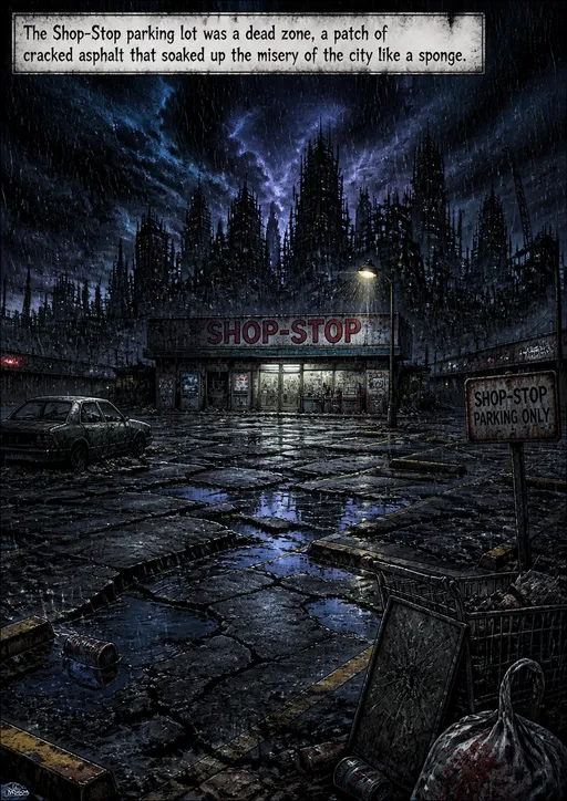 The Violet Ghost :: parking lot