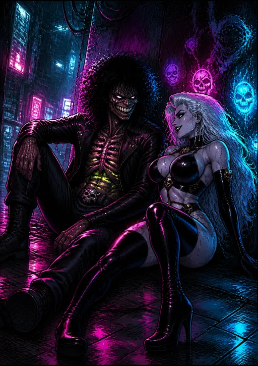 Neon Souls in the Sprawl