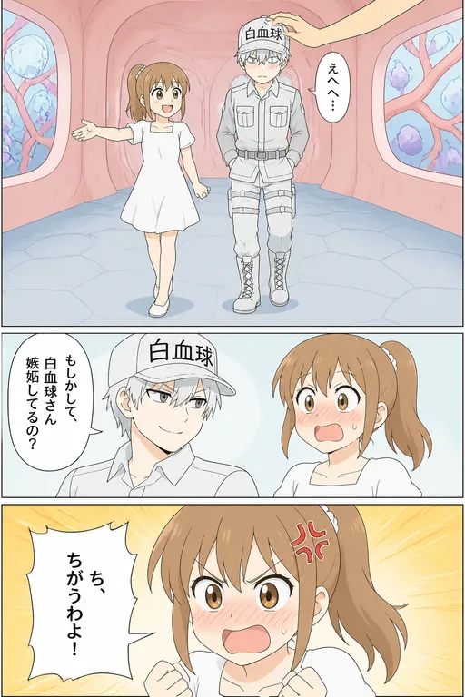 白血球と記憶細胞の日常