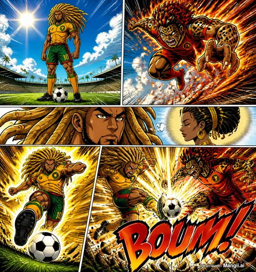 Le Lion et le Léopard du Terrain