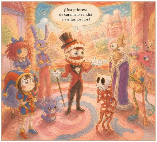 La Visita de la Princesa de Caramelo