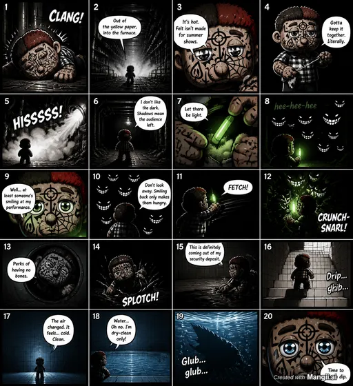 The Felt Puppet's Descent