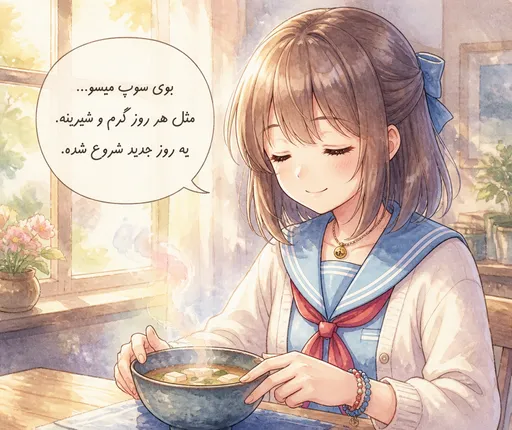 نغمه‌ی سکوت و عطر صبح
