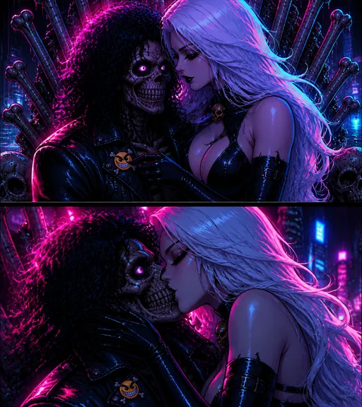 Neon Throne of the Dead