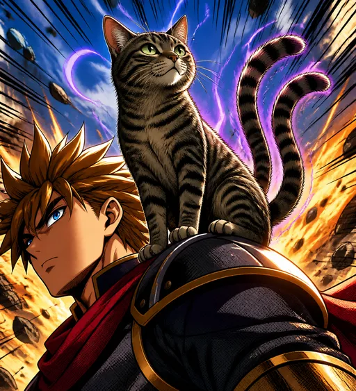 The Awakened Tabby of the Battlefield