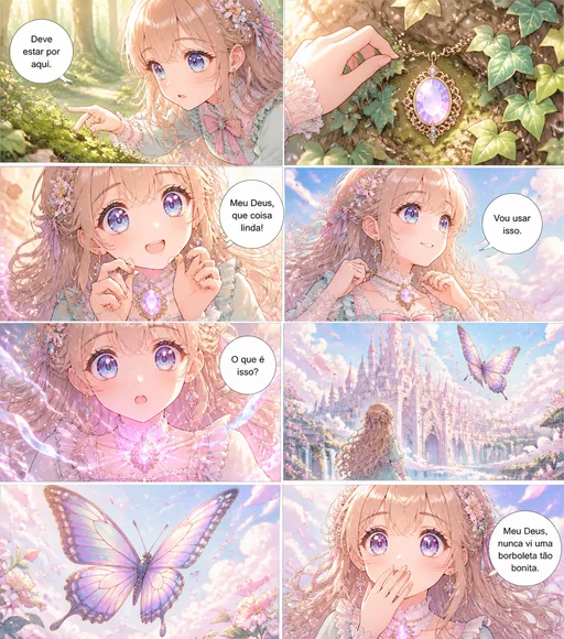 O Colar de Cristal Encantado
