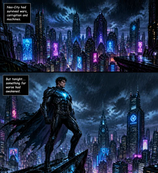 The Awakened Neon Shadow