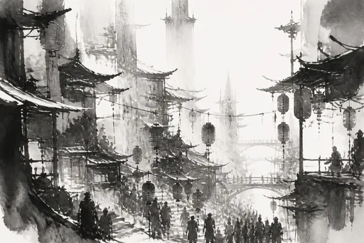 Neon Shadows of the Forbidden City