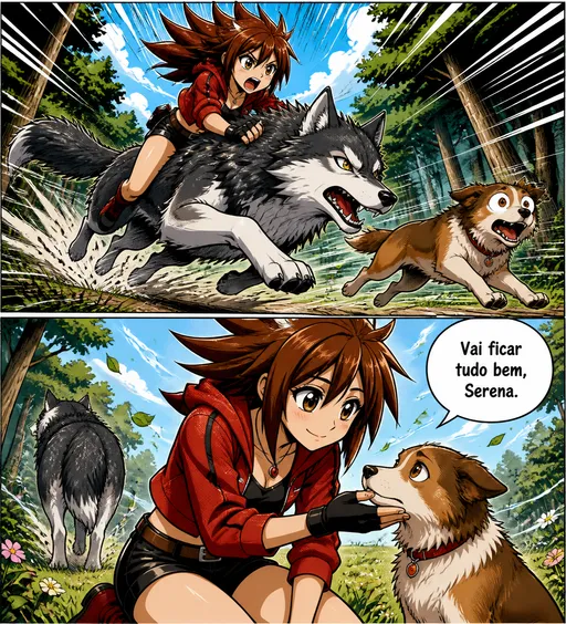 A Amizade Entre Cão e Lobo