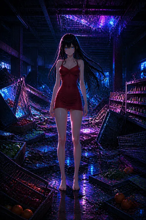 Neon Echoes of the Lost