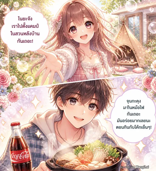 การผจญภัยแสนหวานในสวนหลังบ้าน