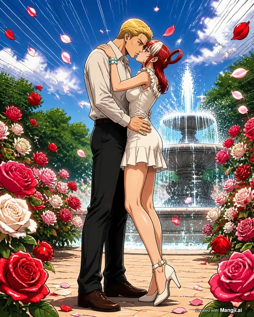Crimson Petals in the Park