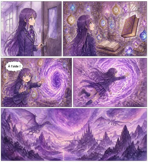 Le Portail de Cristal Pourpre
