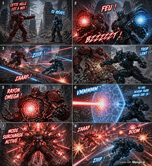Le Duel des Cyborgs d'Acier