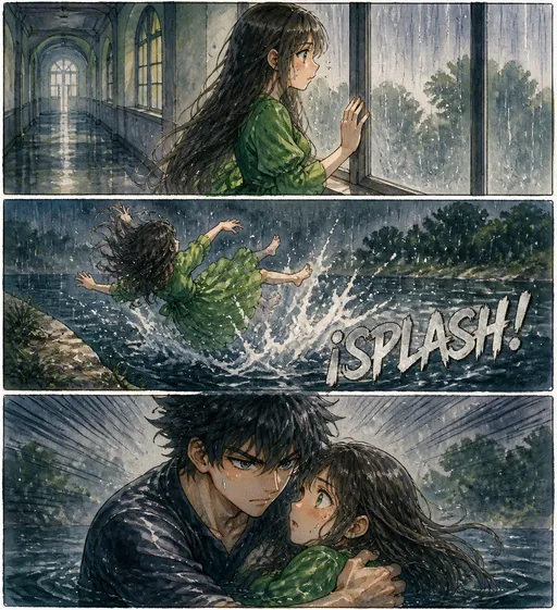 El Rescate Bajo la Lluvia