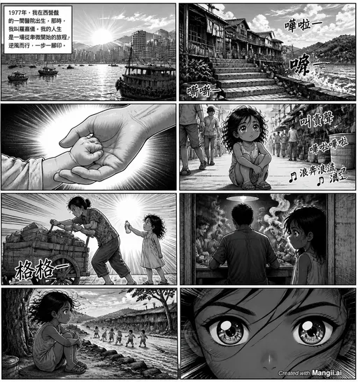 逆風而行的女孩