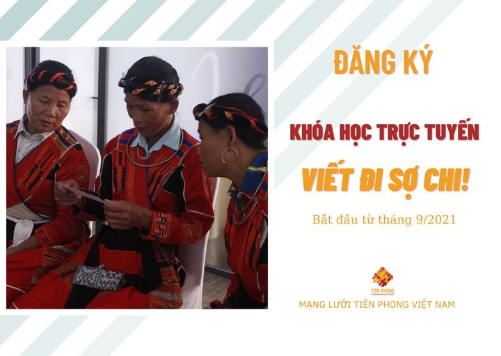 Đăng ký tham gia khóa học trực tuyến "Viết đi sợ chi"