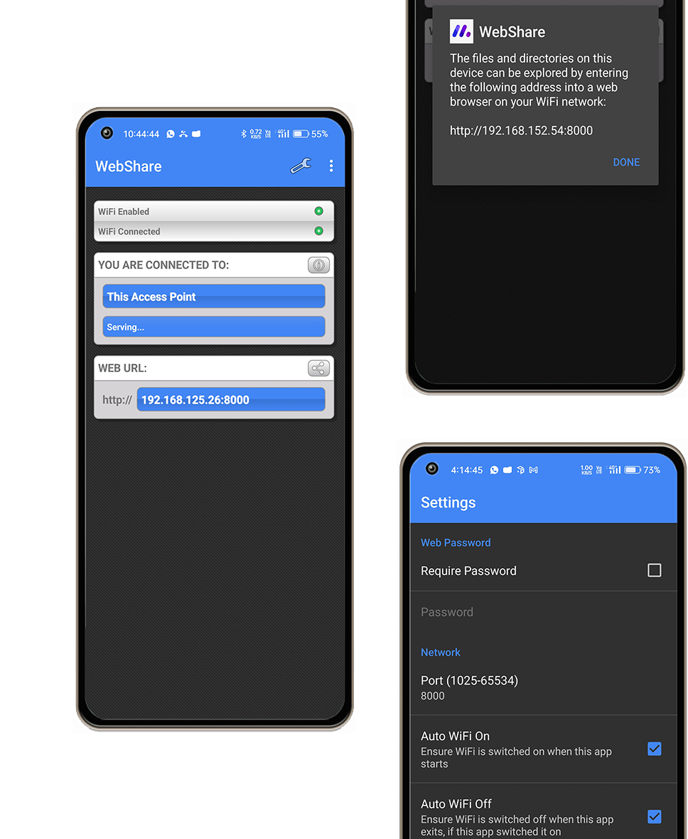 Webshare Project Screenshot