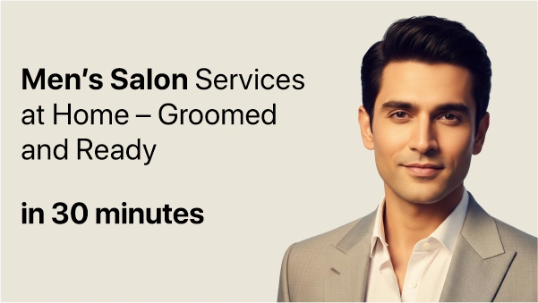 Men Salon At Home banner