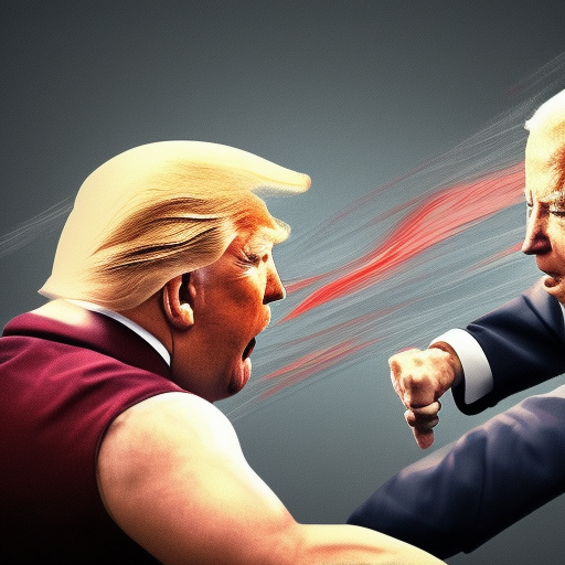 Biden fighting trump