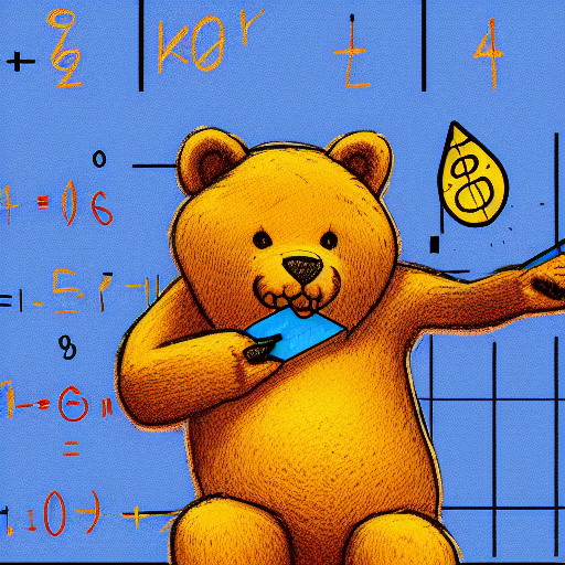 Berkeley golden bear doing math